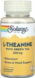 L-теанін для сну Solaray L-Theanine 200 мг 45 капс