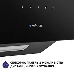 Витяжка декоративна похила Minola HVS 5224 BL 700 LED - мініатюра 9