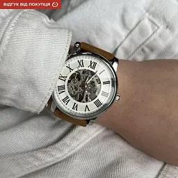 Чоловічий механічний наручний годинник Forsining Vintage Pro - мініатюра 9
