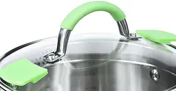 Каструля Charlotte з кришкою-друшляком Fissman Ø20хØ15х10 см kuh0007843 - мініатюра 4