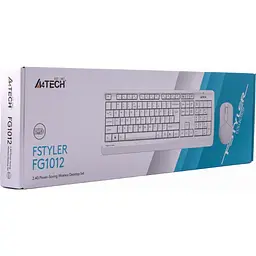 Комплект клавіатура + миша A4Tech Fstyler FG1012 White [114628] - мініатюра 11