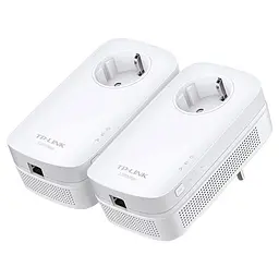 Комплект Адаптерiв Powerline TP-LINK TL-PA8010PKIT AV1300, 1xGE, AC1200, (TL-PA8010 2шт), Розетка - мініатюра 2