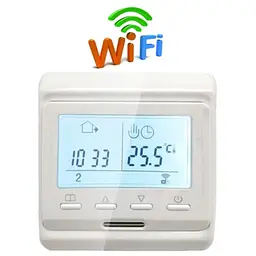 Wifi термостат для газового та електричного котла з LCD дисплеєм Minco Heat MK60L, білий (100863) - мініатюра 2