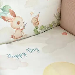 Комплект для новонародженого із захистом та ковдрою Happy Day Детский pbe0050015 - мініатюра 3