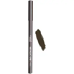Олівець для очей Maxi Color Metallic Line №6 Коричневий 5 г - мініатюра 2