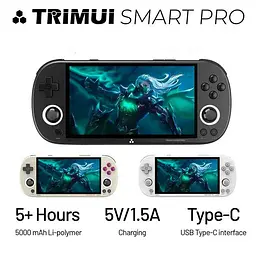 Приставка ігрова консоль TRIMUI Smart Pro 128 ГБ (PlayStation PSP, Sega, Nintendo) Black - мініатюра 5