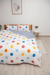 Комплект постільної білизни ТЕП Happy Sleep Friday двоспальний синій з білим (2-03795_27744) - мініатюра 2