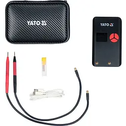 Апарат точкового зварювання портативний YATO акумул. Li-Po 4.2 В 6.3 А/Год 500 А вихідн.-2 А (YT-82507)