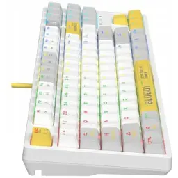 Клавіатура A4Tech Bloody S87 RGB BLMS TKL USB Energy White (4711421993708) - мініатюра 5