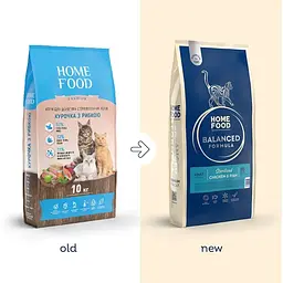 Сухий корм Home Food Курочка та рибка для стерилізованих/кастрованих дорослих котів 10 кг (1357112) - мініатюра 4