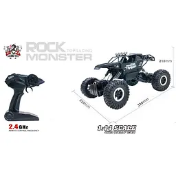 Автомобіль OFF-ROAD CRAWLER з р/к - WHERE THE TRAIL ENDS (матов.чорн., акум. 7.2V, мет.корпус, 1:14) Sulong Toys SL-121RHMBl - мініатюра 10