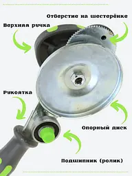 Закочувальна машинка автоматична закочувальний ключ для закрутки банок з силіконовою ручкою для консервації Салатовий 84940 - мініатюра 5