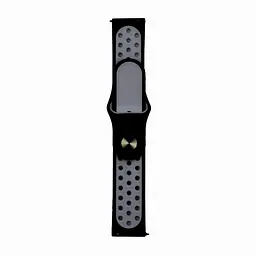 Ремінець Nike Sport 22 мм Watch Gear S3/Xiaomi Amazfit Black/Grey - мініатюра 2