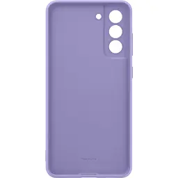 Оригінальний силіконовий чохол Silicone Cover для Samsung Galaxy S21 FE (G990) Lavender EF-PG990TVEGRU - мініатюра 6