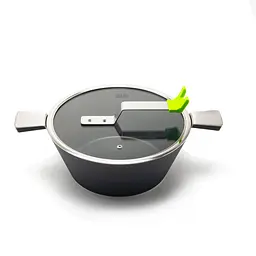 Каструля Gipfel Supreme GP-2658 28 см 5 л чорна