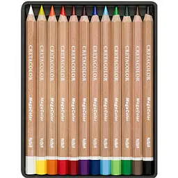 Набір кольорових олівців MegaColor 12 шт Cretacolor - мініатюра 3