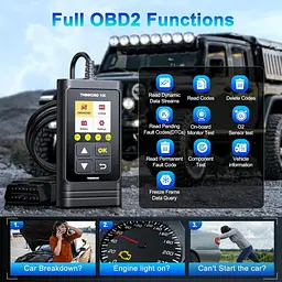 Зчитувач кодів THINKCAR OBD100 OBD2, універсальний автомобільний сканер OBD2 зчитувач несправностей двигуна OBD2/EOBD - мініатюра 3