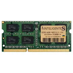 Модуль пам'яті для ноутбука SoDIMM DDR3 4GB 1600 MHz INTELIGENTES (IS3BBB1/4)