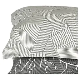 Наволочка МВМ My Home Петрикор 70x50 см сіра з принтом (BL-P-09 GRAY/PRINT)