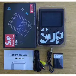 Ігрова консоль приставка dendy SEGA 400 ігор 8 Bit SUP Game без джойстика чорний - мініатюра 6