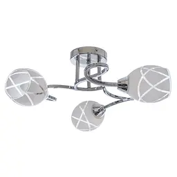 Люстра стельова Brille E27 60W CH (LK-643C/3)
