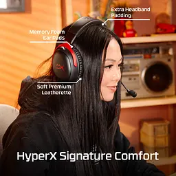 HyperX Гарнітура ігрова Cloud III S, WL/USB-A/USB-C, чорно-червоний - мініатюра 7