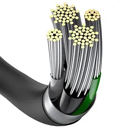 USB кабель Baseus Superior Series Fast Charging Data Cable USB to iP 2.4A 2m чорний CALYS-C01 - мініатюра 6