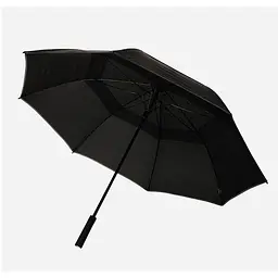 Парасолька RunMi Ninetygo Double-layer Windproof Golf Automatic Umbrella (6941413217156) чорна - мініатюра 3