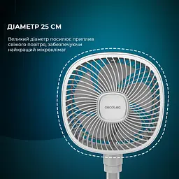 Портативний вентилятор CECOTEC Telescopic fan EnergySilence 1000 FoldAir Portable - мініатюра 4