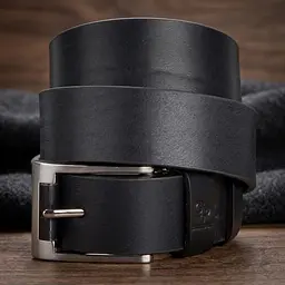 Ремінь чоловічий Grande Pelle 00771 синій 120 см - мініатюра 11