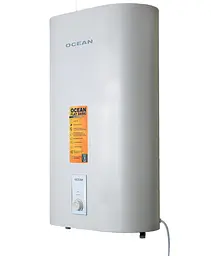 Водонагрівач Ocean FLAT BASIC 50 Л, 2,0 кВт, "сухий", вертикальний, прямокутний, білий (RZB50M ET+DT) - мініатюра 2