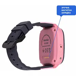 Дитячий розумний годинник Amigo GO008 Milky Pink - мініатюра 2