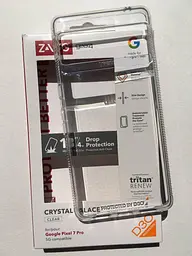 Оригінальний протиударний чохол для Google Pixel 7 Pro GEAR4 Crystal Palace прозорий з антимікробним покриттям - мініатюра 3