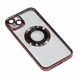 Магнітний чохол XON PhoneCase Magnetic для iPhone 14 Plus (PCMC1114200P 8208) Рожевий/Прозорий