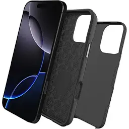 Протиударний чохол Primo Gibrid Armor для Apple iPhone 16 Pro Max Black - мініатюра 2