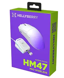 Миша HATOR Hellyberry HM47 PRO wireless White Violet Gradient (HM47PRO_white_violet) - мініатюра 10