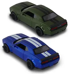 Автомодель TechnoDrive Dodge Challenger SRT Jailbreak 2022 синій зелений (250949) - мініатюра 4