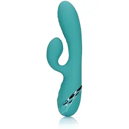 Вібратор-кролик Loveline Inflatable Rabbit 20 см (зелений)