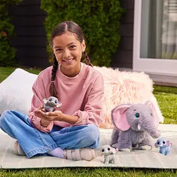 Інтерактивний ігровий набір PETS ALIVE серії "Mama & Baby Surprise" S1 – МАМА СЛОНИХА З СЮРПРИЗОМ Pets & Robo Alive 9570 - мініатюра 4