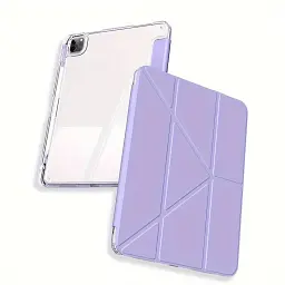 Чохол до планшета BeCover Ultra Slim Origami Transparent Apple iPad Pro 11" M4 2024 Purple (711692) - мініатюра 5