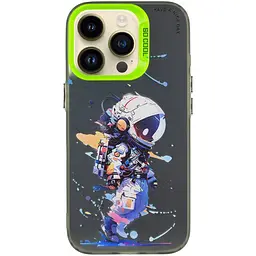 Чохол TPU+PC So Cool для Apple iPhone 15 Pro Max (6.7) Astronaut - мініатюра 2