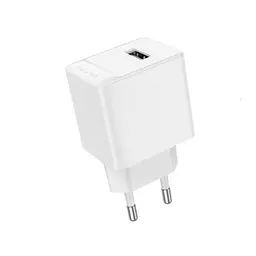 Мережевий зарядний пристрій Borofone BAS11A Erudite single port 1USB/2.1A білий