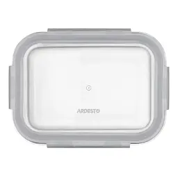 Харчовий контейнер Ardesto Gemini прямокутний, 0.66л, боросилікатне скло, прозорий (AR1260BRC) - мініатюра 2