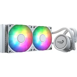Система водяного охолодження AeroCool Abyss L240R White (ACLA-AB24117.21) - мініатюра 5