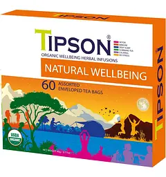 Суміш трав'яна Tipson Natural Wellbeing Асорті, 60 пакетиків (912623) - мініатюра 2