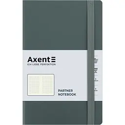 Книга записная Axent Partner Soft Earth Colors A5- в клеточку 96 листов зеленая (8620-04-A)