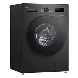 Пральна машина LG фронтальна, 9кг, 1200, A+++, 55см, дисплей, пара, інвертор, чорний (F2Y1VS5J)