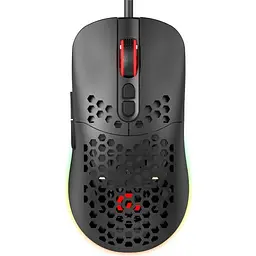 Миша GamePro GM395 чорний USB оптична сенсор SunPlus SPCP199 800-6400 dpi 7 кнопок RGB підсвічування 1.5 м