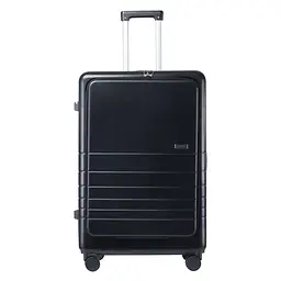 Валіза Semi Line 24 дюйми (M) T5964-3, ABS, з USB-зарядкою та відділенням для ноутбука, ручна поклажа, чорний - мініатюра 2