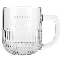 Набір пива Budweiser 5% (4 шт. х 0.5 л) + бокал - мініатюра 4